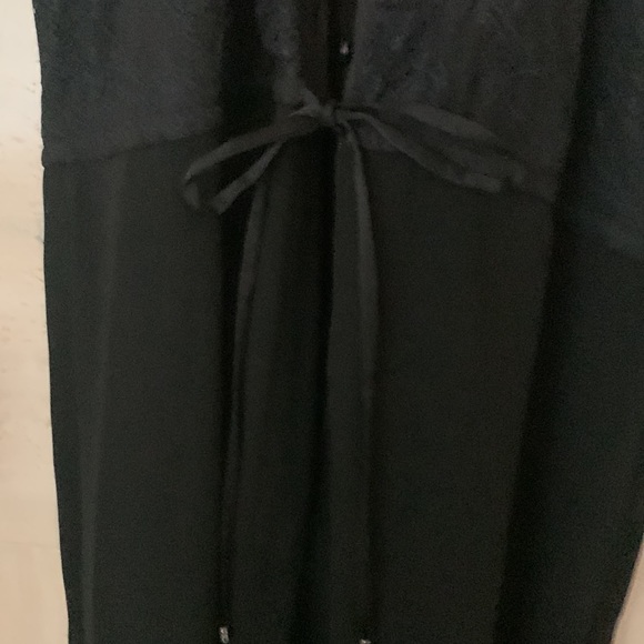 New Diane con furstenberg black lace shoulder jumpsuit - Picture 4 of 6